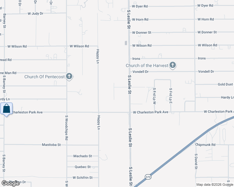 map of restaurants, bars, coffee shops, grocery stores, and more near 851 Luella Court in Pahrump