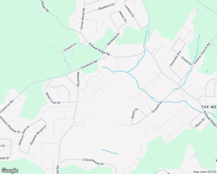 map of restaurants, bars, coffee shops, grocery stores, and more near 4153 Rambling Road in Morristown