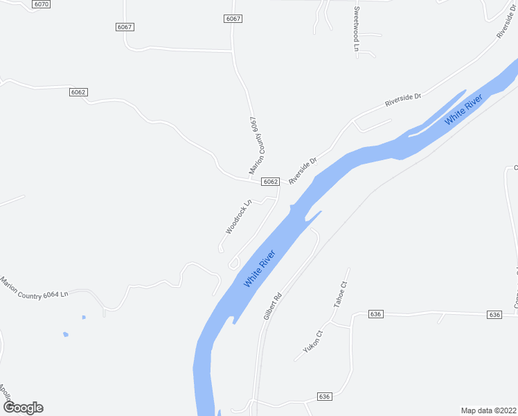 map of restaurants, bars, coffee shops, grocery stores, and more near 971 Riverside Drive in Flippin