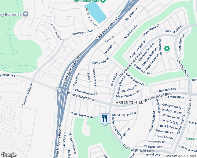 map of restaurants, bars, coffee shops, grocery stores, and more near 10920 Grand Haven Avenue in Las Vegas