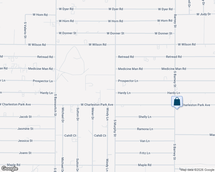 map of restaurants, bars, coffee shops, grocery stores, and more near 840 South Murphy Street in Pahrump