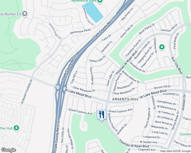 map of restaurants, bars, coffee shops, grocery stores, and more near 10920 Grand Haven Avenue in Las Vegas