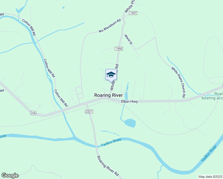 map of restaurants, bars, coffee shops, grocery stores, and more near in Roaring River