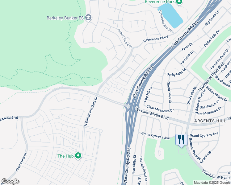 map of restaurants, bars, coffee shops, grocery stores, and more near 11426 Ethereal Landing Avenue in Las Vegas