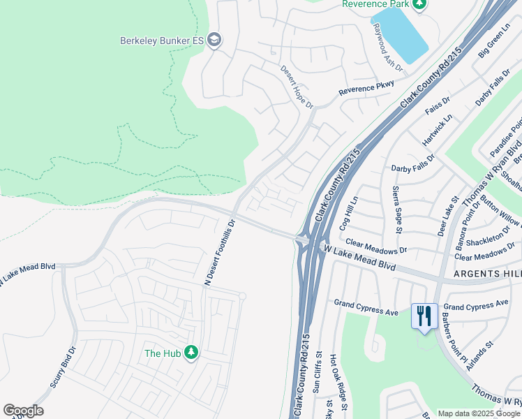 map of restaurants, bars, coffee shops, grocery stores, and more near 11463 Ethereal Landing Avenue in Las Vegas