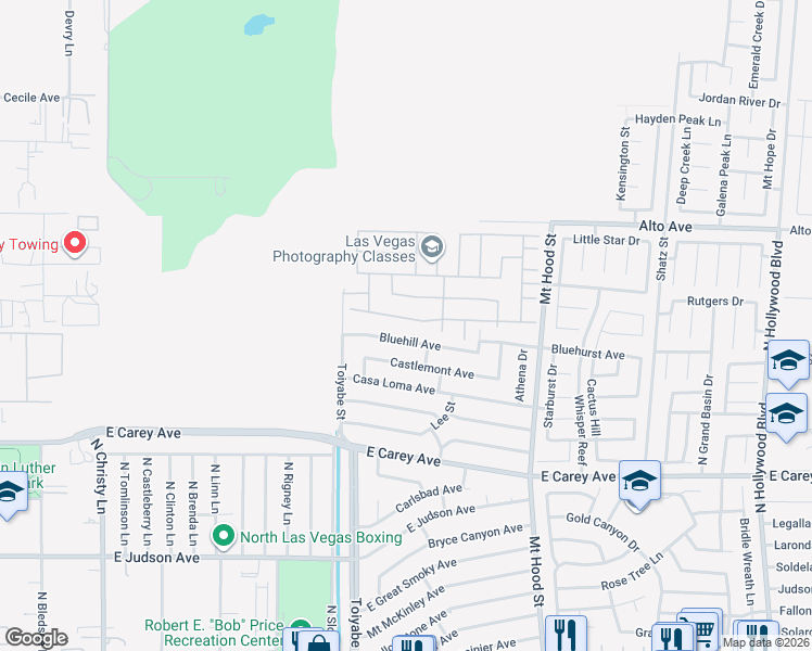 map of restaurants, bars, coffee shops, grocery stores, and more near 6027 Stone Hollow Avenue in Las Vegas