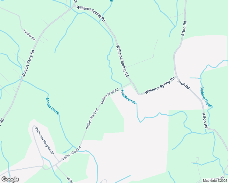 map of restaurants, bars, coffee shops, grocery stores, and more near 1470 Quillen Shell Road in Afton