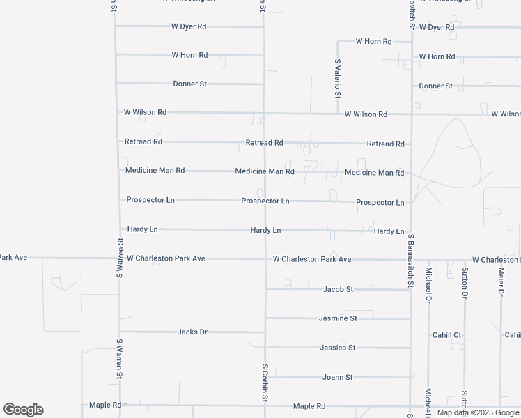 map of restaurants, bars, coffee shops, grocery stores, and more near 830 South Corbin Street in Pahrump