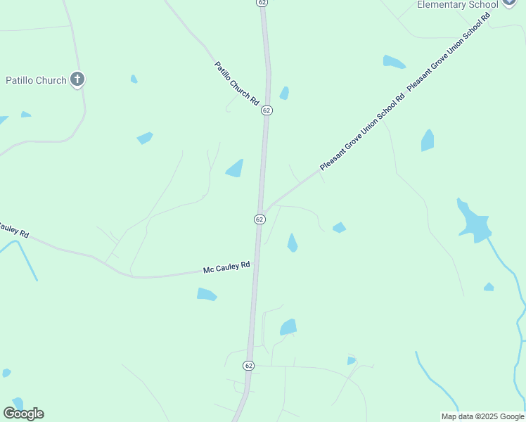 map of restaurants, bars, coffee shops, grocery stores, and more near Pleasant Grove Union School Road in Alamance County