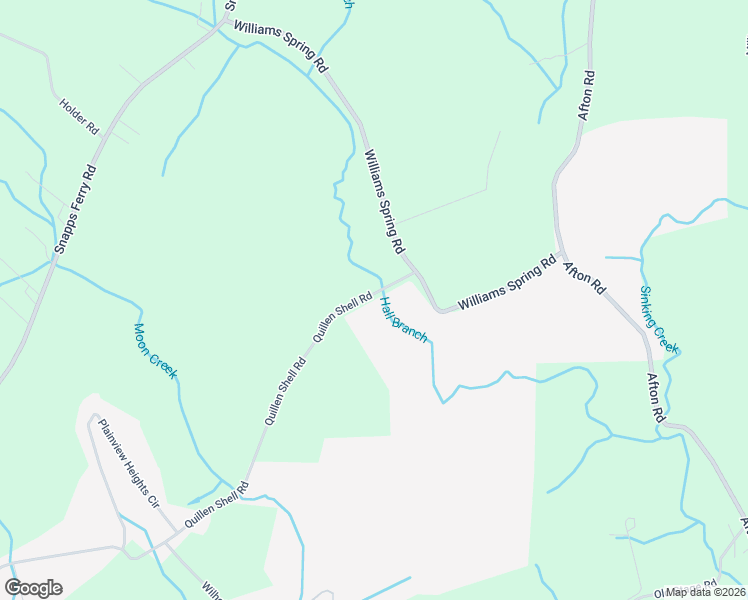 map of restaurants, bars, coffee shops, grocery stores, and more near 1470 Quillen Shell Road in Afton