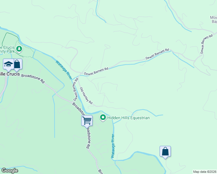 map of restaurants, bars, coffee shops, grocery stores, and more near 221 White Oak Trail in Banner Elk