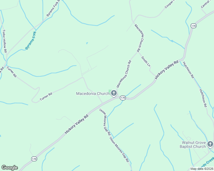 map of restaurants, bars, coffee shops, grocery stores, and more near 4610 Hickory Valley Road in Heiskell