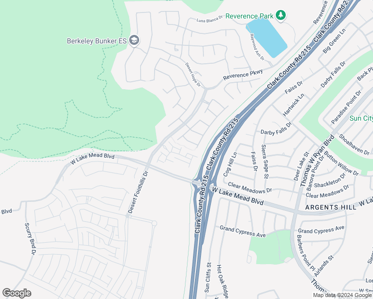 map of restaurants, bars, coffee shops, grocery stores, and more near Monolith Street in Las Vegas