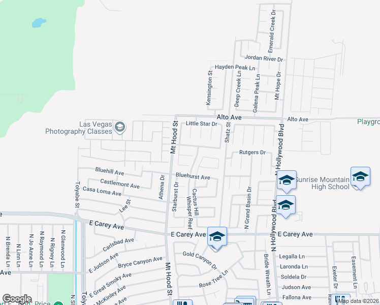 map of restaurants, bars, coffee shops, grocery stores, and more near 6370 Canyon Vista Court in Las Vegas