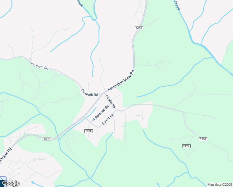 map of restaurants, bars, coffee shops, grocery stores, and more near 199 Canterbury Lane in North Wilkesboro