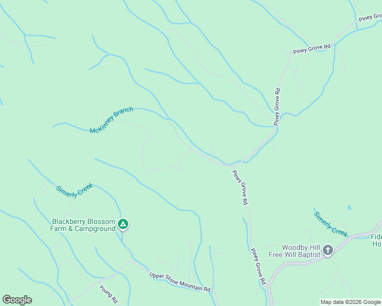 map of restaurants, bars, coffee shops, grocery stores, and more near 486 Escape Mountain Road in Hampton