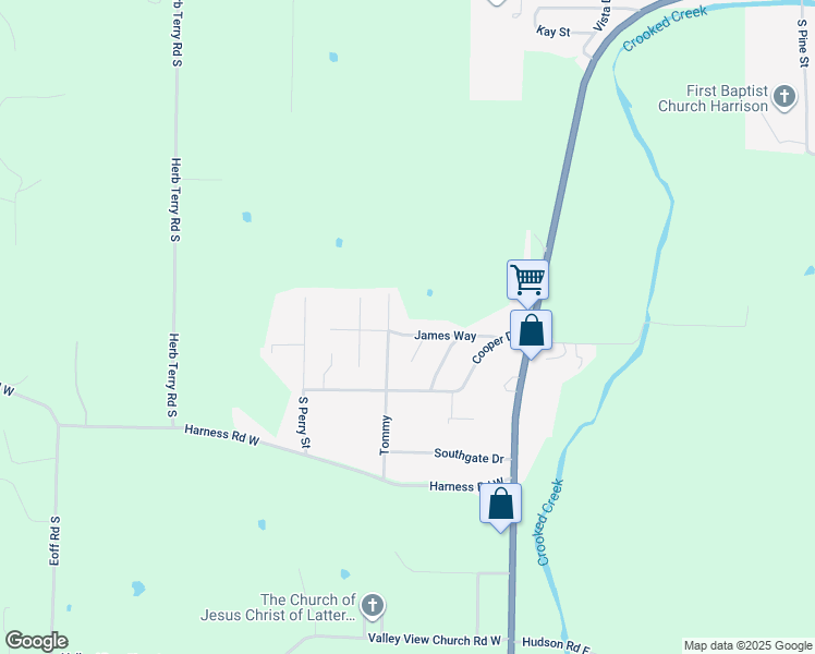 map of restaurants, bars, coffee shops, grocery stores, and more near 3841 North Tommy Street in Harrison