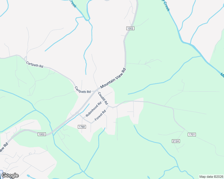 map of restaurants, bars, coffee shops, grocery stores, and more near 199 Canterbury Lane in North Wilkesboro