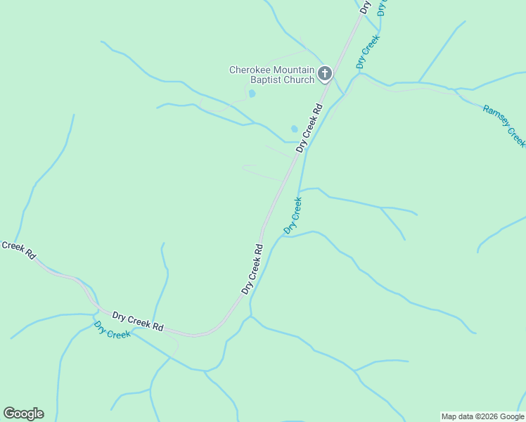 map of restaurants, bars, coffee shops, grocery stores, and more near 688 Dry Creek Road in Jonesborough