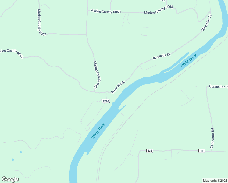 map of restaurants, bars, coffee shops, grocery stores, and more near 835 Riverside Drive in Flippin