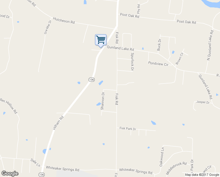 map of restaurants, bars, coffee shops, grocery stores, and more near 964 Shannon Drive in Cookeville