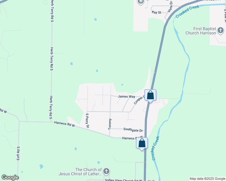 map of restaurants, bars, coffee shops, grocery stores, and more near 3841 North Tommy Street in Harrison