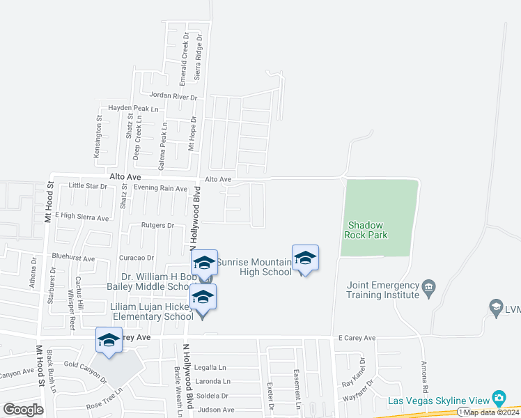 map of restaurants, bars, coffee shops, grocery stores, and more near 2729 Pavehawk Way in Las Vegas