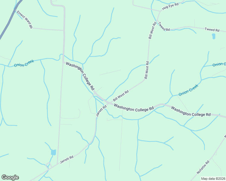 map of restaurants, bars, coffee shops, grocery stores, and more near 428 Washington College Road in Limestone