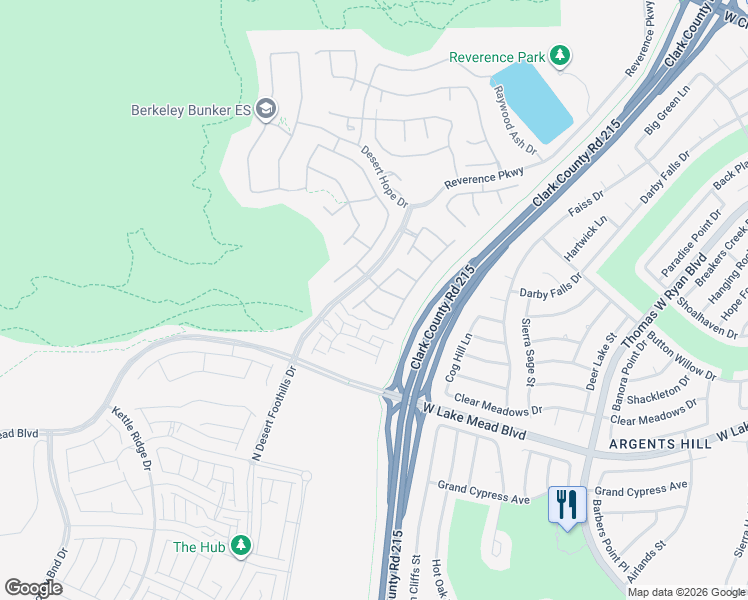 map of restaurants, bars, coffee shops, grocery stores, and more near 10967 White Alder Pl in Las Vegas
