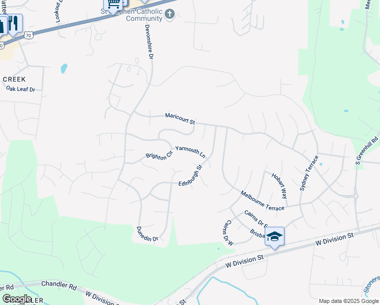 map of restaurants, bars, coffee shops, grocery stores, and more near 3602 Sussex Court in Mt. Juliet