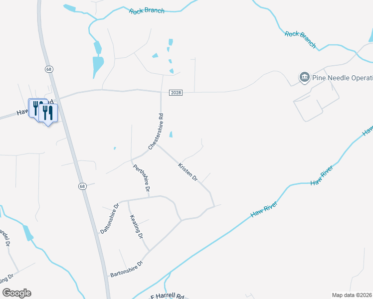 map of restaurants, bars, coffee shops, grocery stores, and more near 7902 McCreedy Drive in Oak Ridge