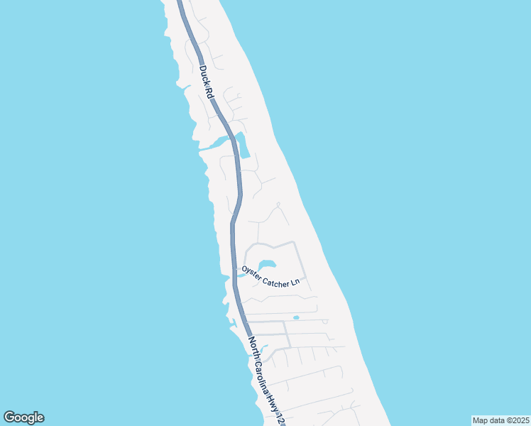 map of restaurants, bars, coffee shops, grocery stores, and more near 118 Pelican Way in Kitty Hawk