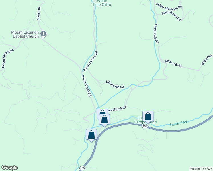 map of restaurants, bars, coffee shops, grocery stores, and more near 324 Liberty Hill Road in Vilas