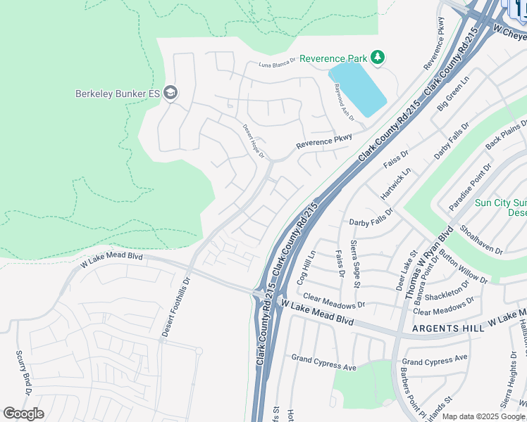 map of restaurants, bars, coffee shops, grocery stores, and more near 2640 Iron Crest Lane in Las Vegas