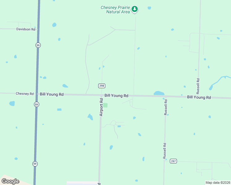 map of restaurants, bars, coffee shops, grocery stores, and more near 20398 Bill Young Road in Siloam Springs