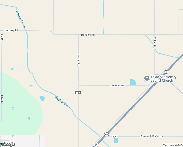 map of restaurants, bars, coffee shops, grocery stores, and more near 752 Gr 439 Road in Marmaduke