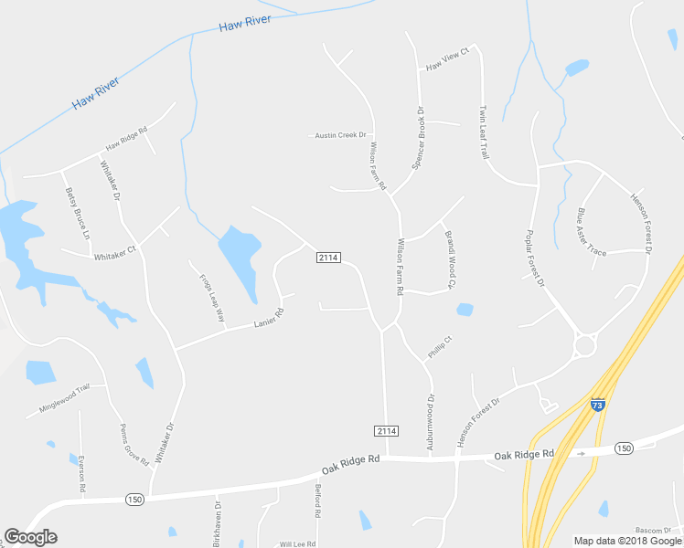 map of restaurants, bars, coffee shops, grocery stores, and more near 7553 Dubach Road in Summerfield