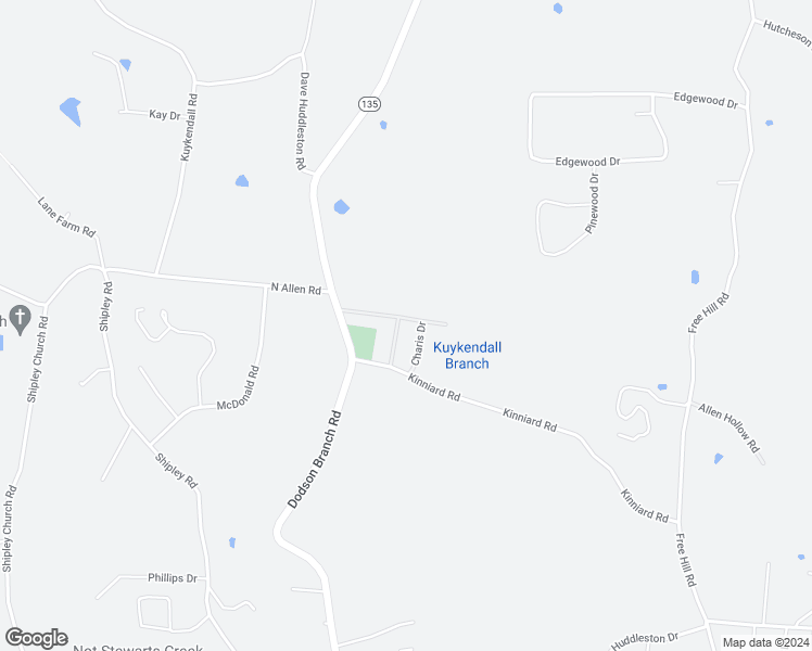 map of restaurants, bars, coffee shops, grocery stores, and more near 3445 Dodson Branch Road in Cookeville
