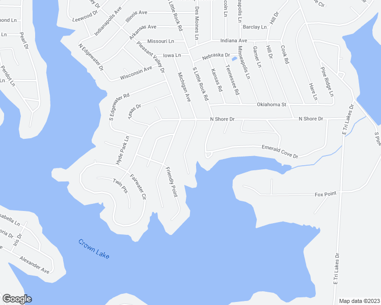 map of restaurants, bars, coffee shops, grocery stores, and more near 1408 Michigan Avenue in Horseshoe Bend