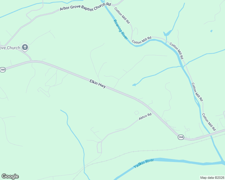map of restaurants, bars, coffee shops, grocery stores, and more near 6815 Elkin Highway in North Wilkesboro
