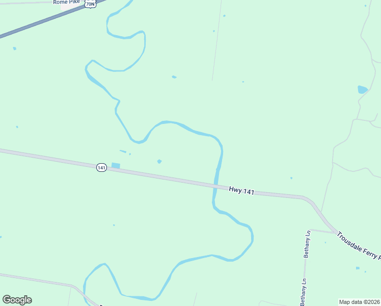 map of restaurants, bars, coffee shops, grocery stores, and more near 2393 Trousdale Ferry Pike in Lebanon