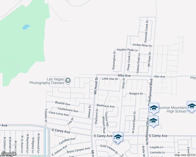 map of restaurants, bars, coffee shops, grocery stores, and more near 2791 Virgo Drive in Las Vegas