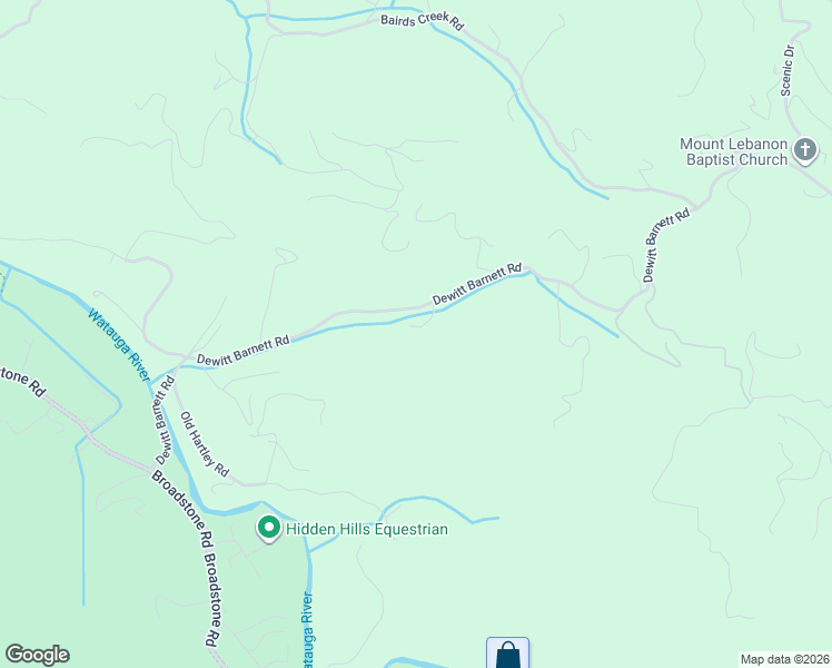 map of restaurants, bars, coffee shops, grocery stores, and more near 165 Leighway Ln in Banner Elk