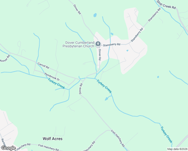 map of restaurants, bars, coffee shops, grocery stores, and more near 1815 Dover Road in Morristown