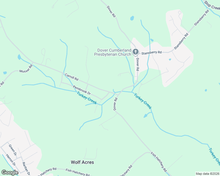 map of restaurants, bars, coffee shops, grocery stores, and more near 1928 Carroll Road in Morristown