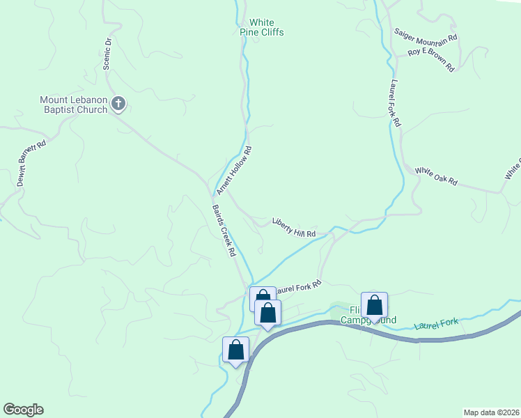 map of restaurants, bars, coffee shops, grocery stores, and more near 136 Liberty Greens Trail in Vilas