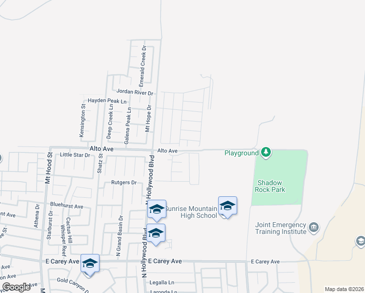 map of restaurants, bars, coffee shops, grocery stores, and more near 2809 Draughtsmen Court in Las Vegas