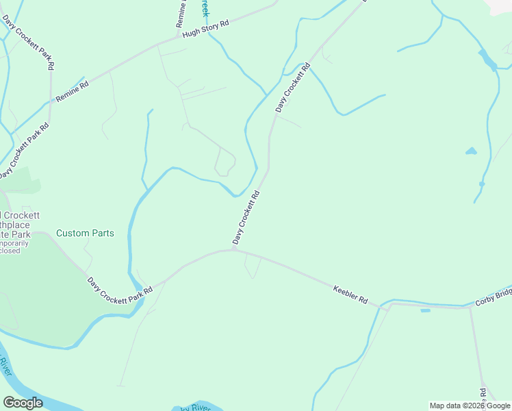 map of restaurants, bars, coffee shops, grocery stores, and more near 350 Davy Crockett Road in Limestone