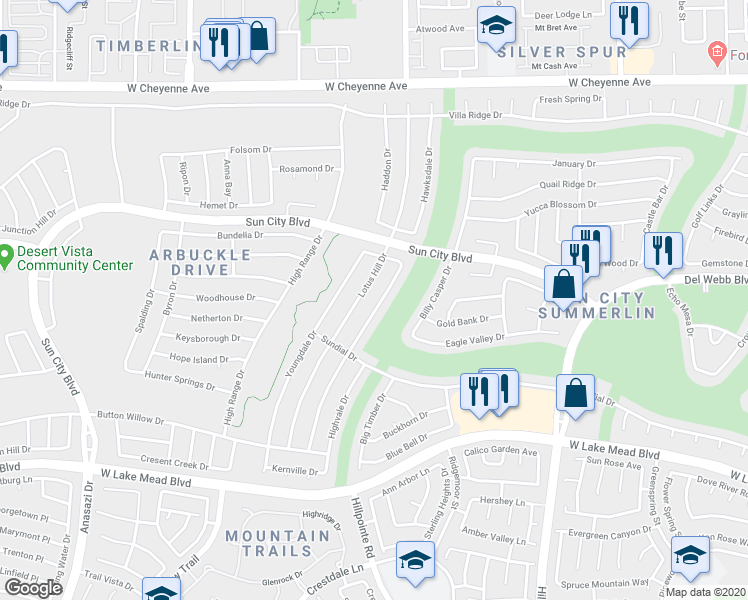 map of restaurants, bars, coffee shops, grocery stores, and more near 2737 Tumble Brook Drive in Las Vegas