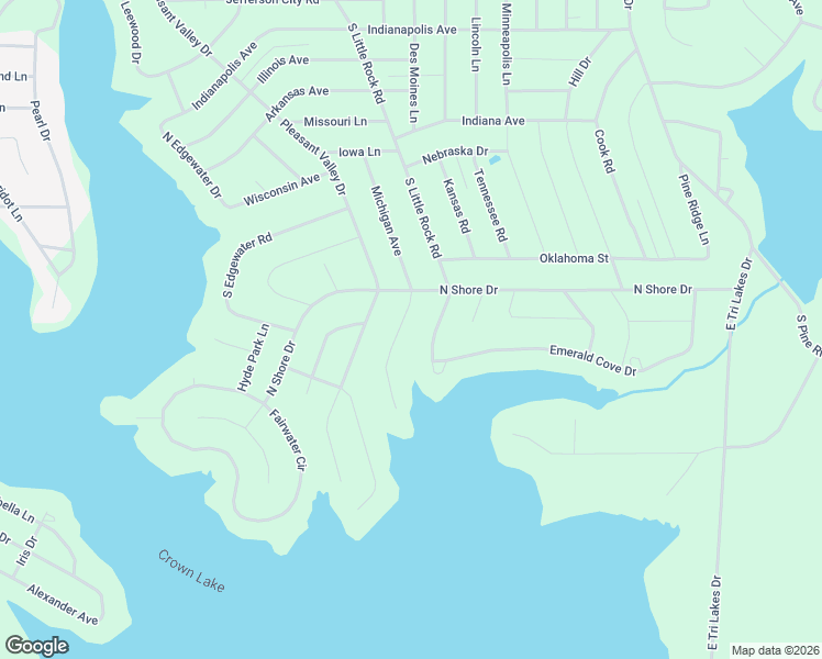 map of restaurants, bars, coffee shops, grocery stores, and more near 1303 Michigan Avenue in Horseshoe Bend